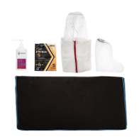 Biosecurity kit small against ASF and bird flu mat, Virkon S, overalls, Velodes Soft
