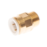 Brass fitting for spiral hose with GZ 1/2 inch