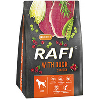 Dry dog food RAFI duck 3 kg
