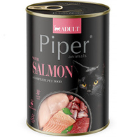 Wet cat food grain-free PIPER Animals salmon 12 x 400 g