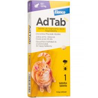 AdTab tick and flea tablets for cats 12 mg 0.5-2 kg