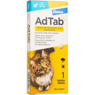 AdTab tick and flea tablets for cats 48 mg 2-8 kg