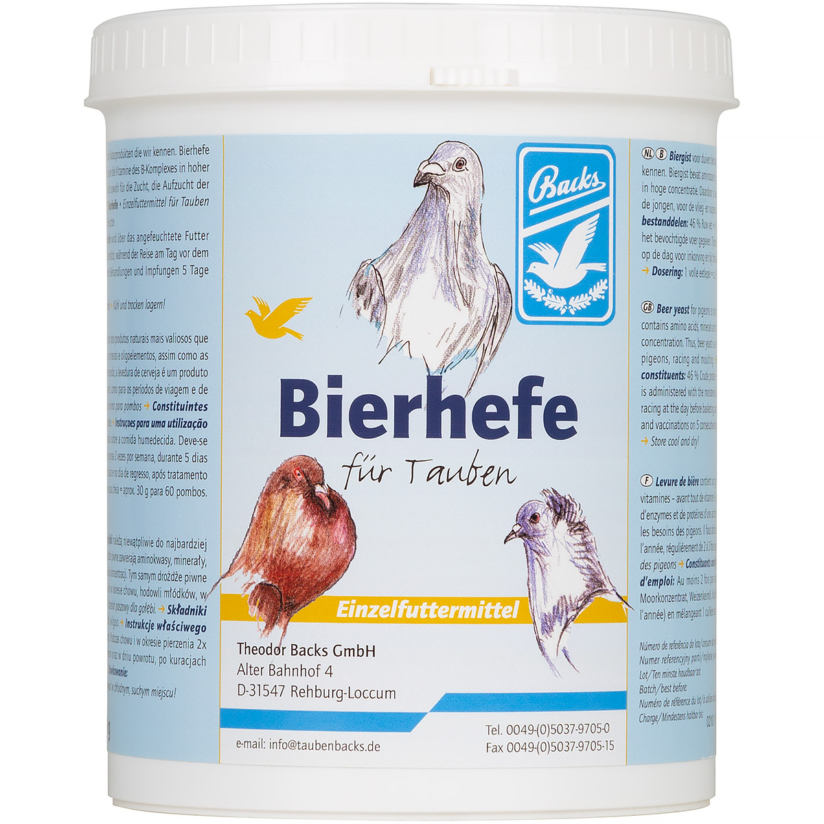 Brewer's yeast Backs Bierhefe 800 g 