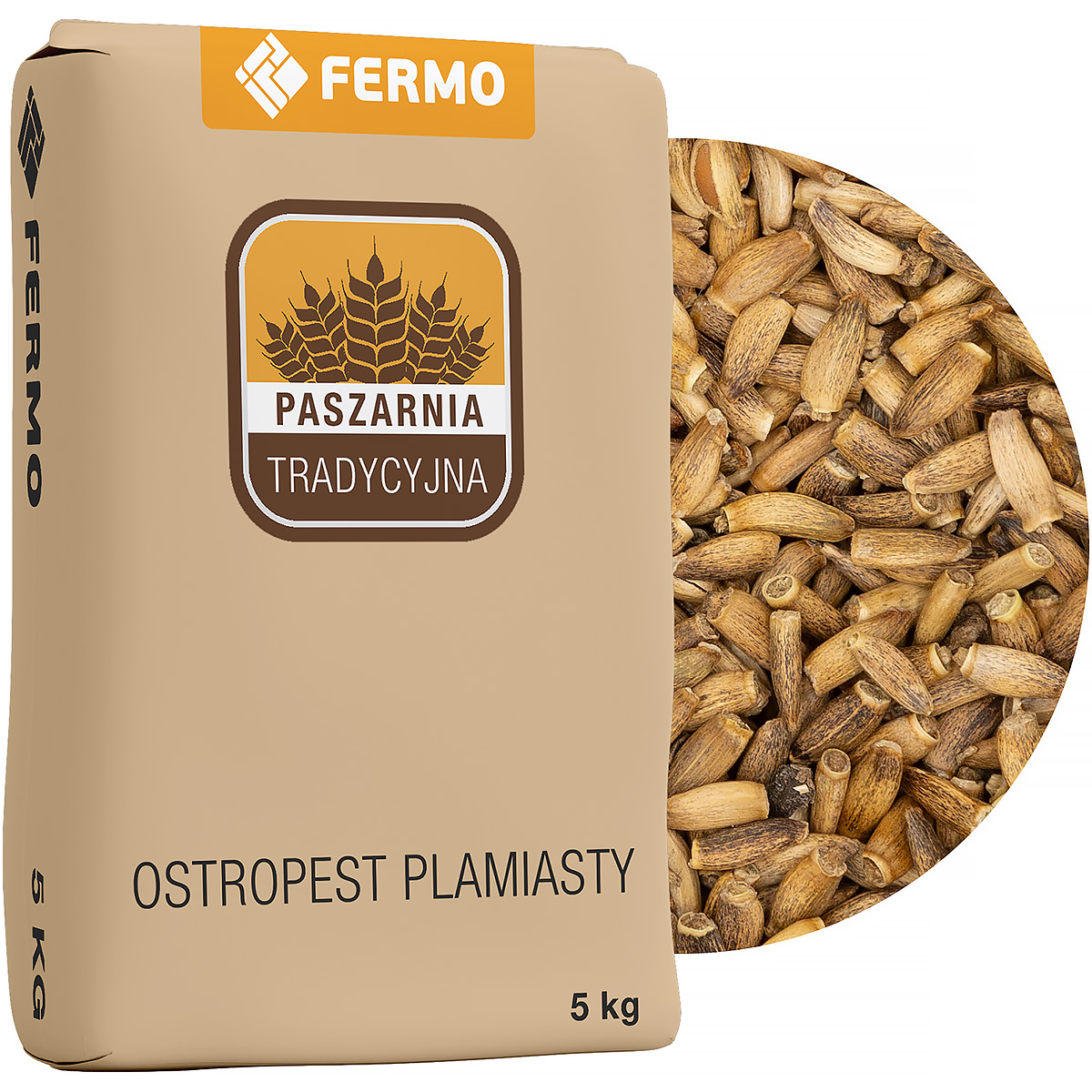 Milk thistle grain for pigeons, hens, parrots 5 kg