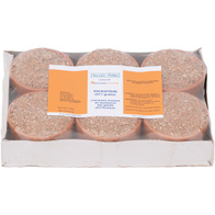 Tollypickstein Tollisan red pecking stone for pigeons in bowls 5+1