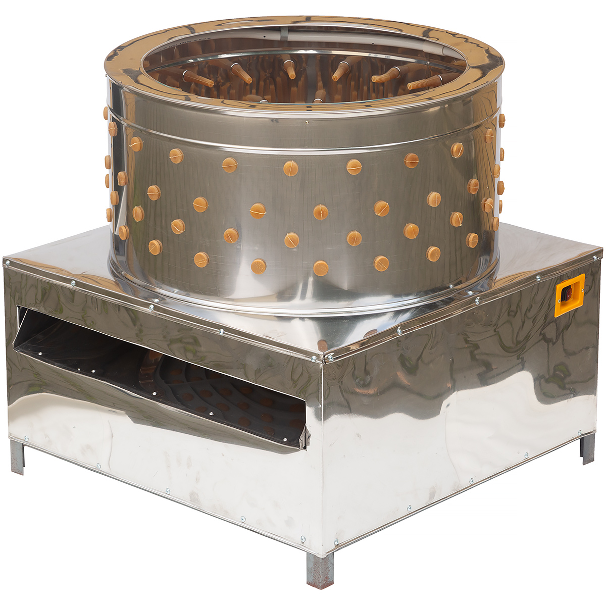 F80 Large Drum Poultry Plucker for 8 Birds &ndash; Automatic Chicken Feather Plucking Machine