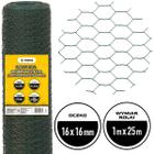Mesh with hexagonal mesh 16 mm in PVC coating