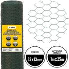 Hexagonal mesh 13 mm in PVC coating