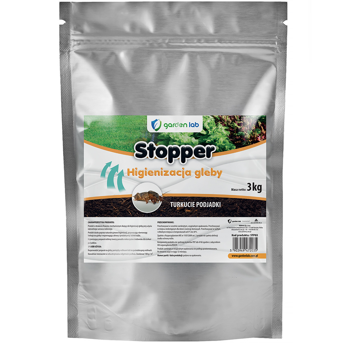 STOPPER Natural Mole Cricket, Mole & Grub Repellent 3 kg