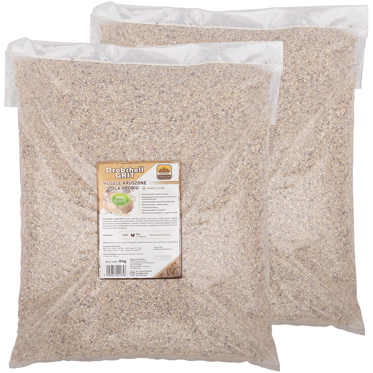 Marine Shell Grit for Chicks & Quail 20 kg | 1–2 mm Calcium Grit