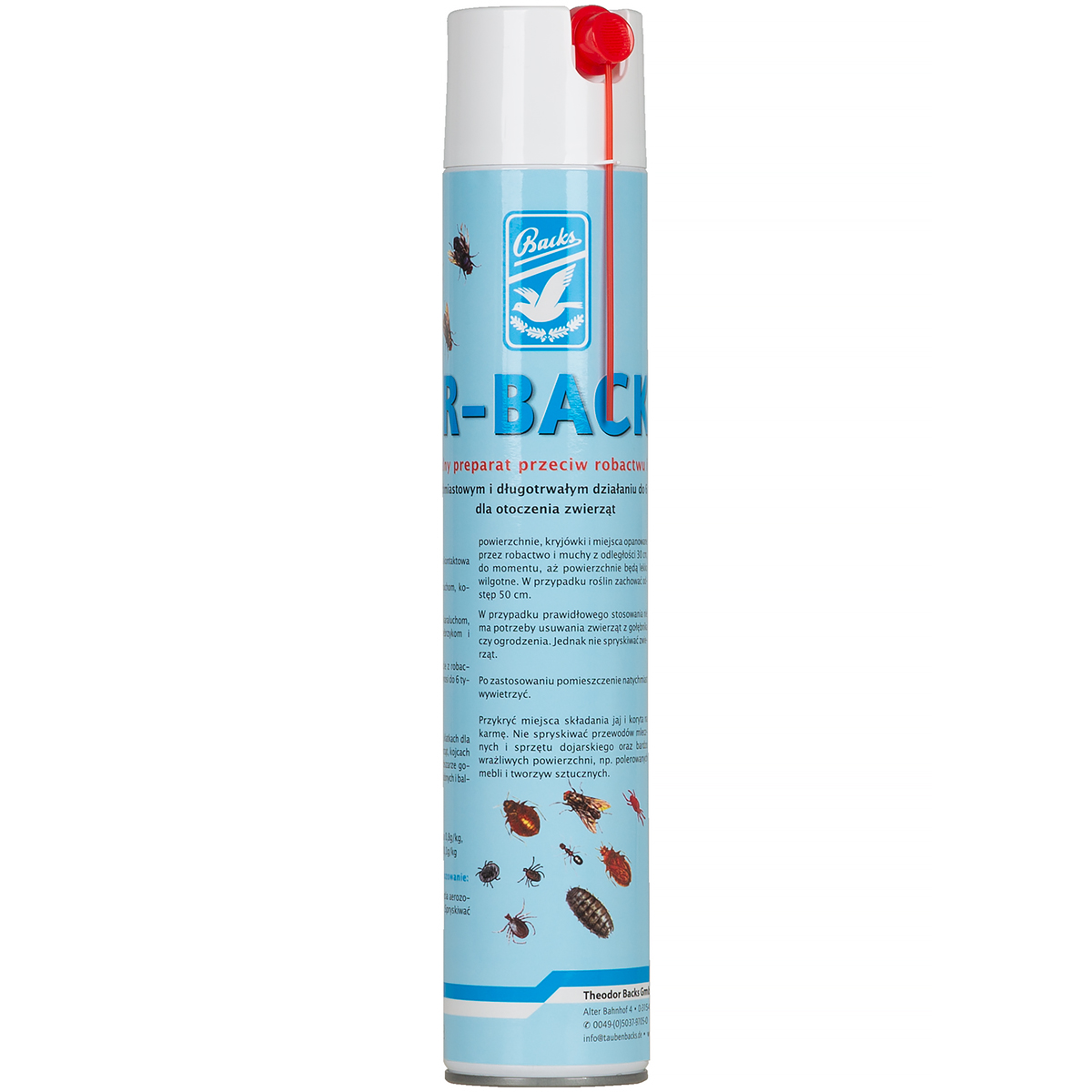 Spray preparat przeciw robactwu natychmiastowe działanie Ar-Backs Spray 750 ml