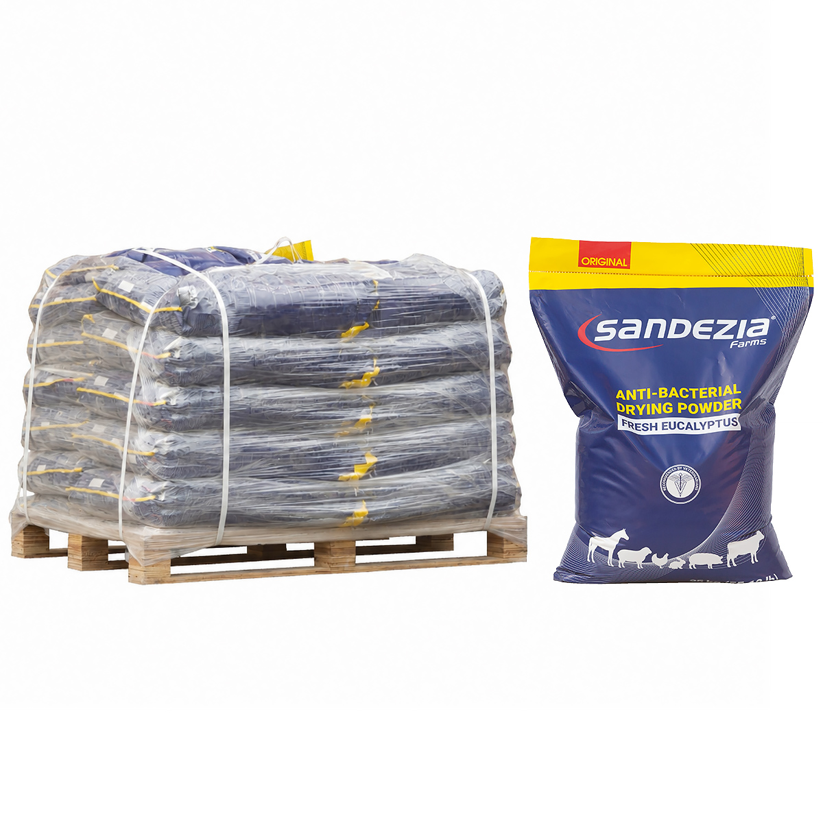 Sandezia Dry Disinfectant 500 kg Pallet | Bacteria, Viruses, Fungi & Fly Larvae Control