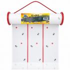 Duża pułapka na muchy lep w rolce 25 cm x 10 m z nadrukiem