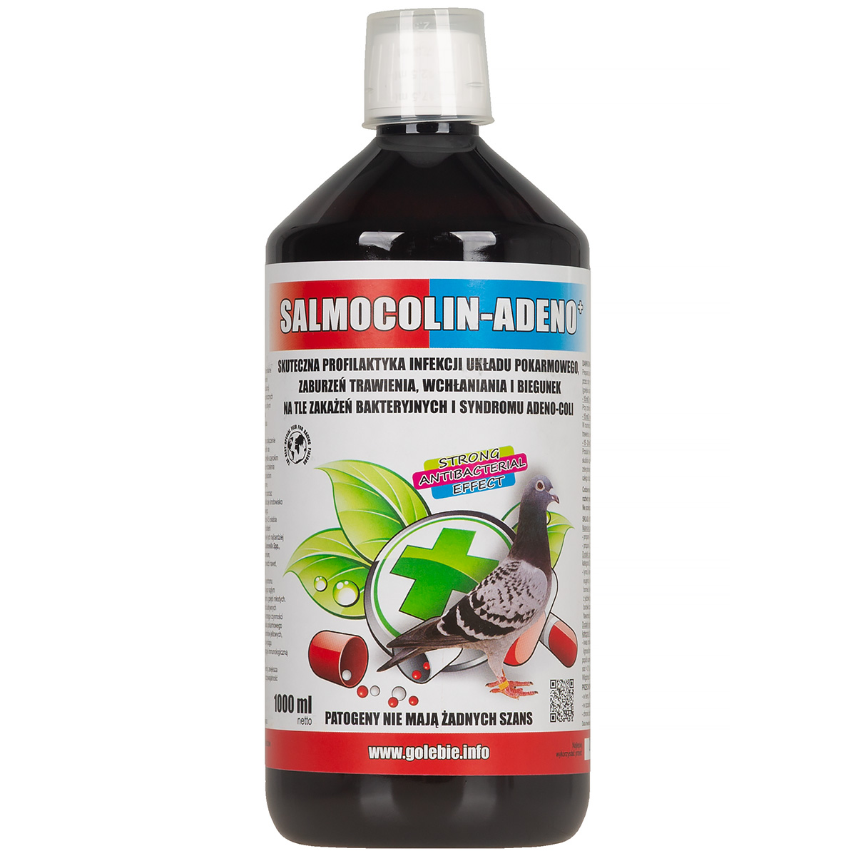 Adeno-Coli & Diarrhoea Support for Pigeons &ndash; Patron Salmocolin-Adeno 1 L