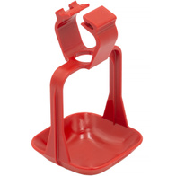 Two-spoke square hood bowl for drip drinkers - small