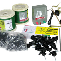 Electric fence for pets - universal set SEC B 200 with polytape
