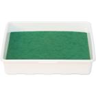 Disinfection pool complete litter box with mat for livestock buildings