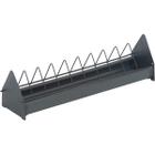 Trough feeder for pigeons with a grid of 50 cm