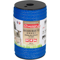 Blue polytape for fencings 12 mm BPolypolytape12 roll 200 m