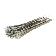 Stainless steel cable ties 4.6 x 200 mm - 100 pcs.