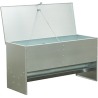 External feeder 140 kg for poultry for organic farming