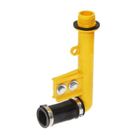 Handle with output with 22 x 22 mm for TANK REDUCER LUBING