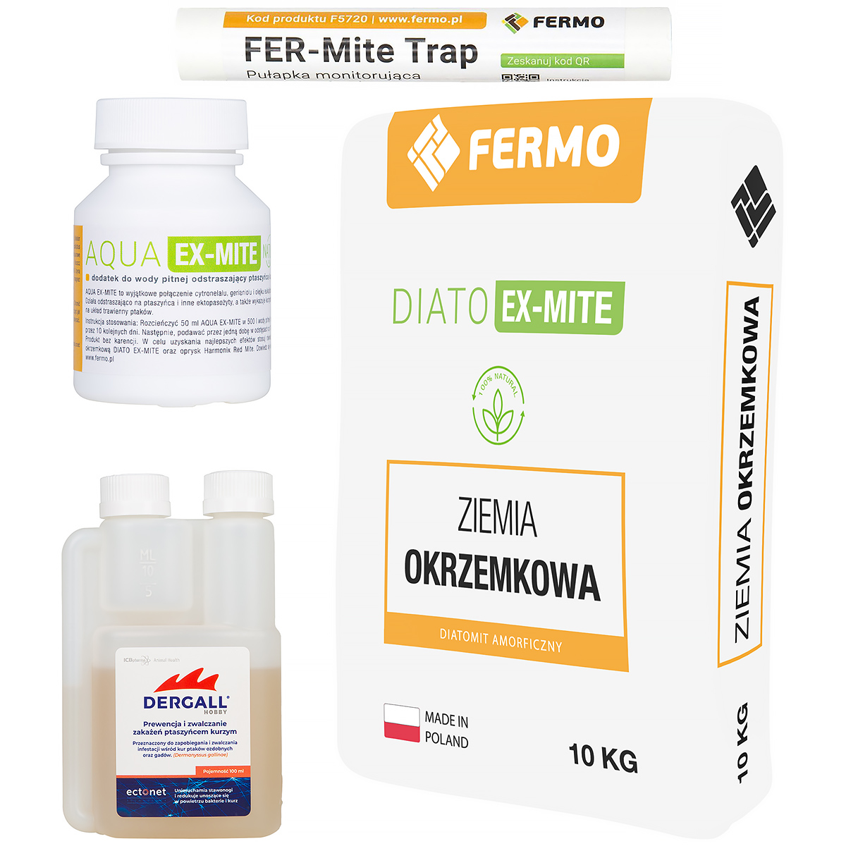 Complete set for controling red mites FERMO EX-Mite