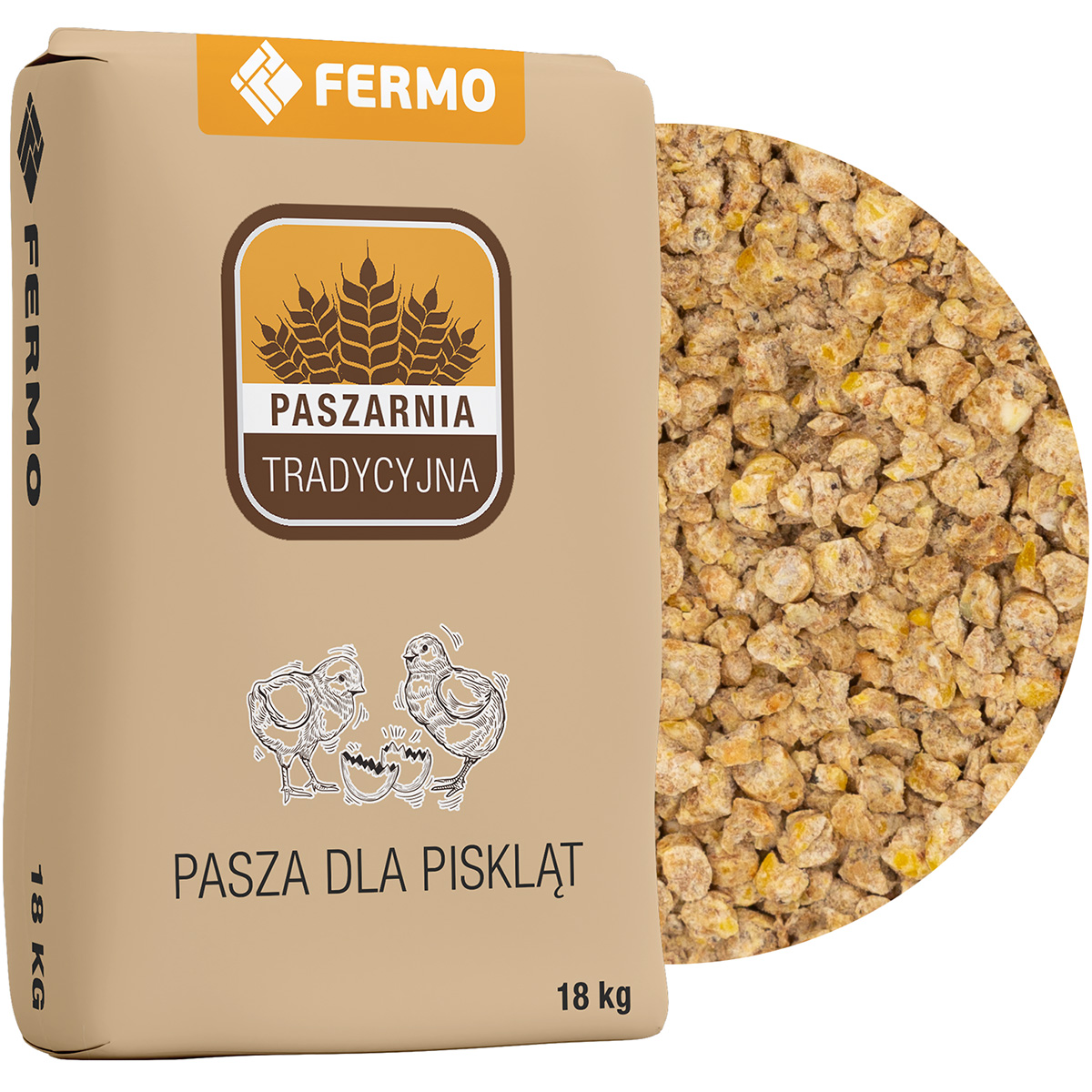 Feed for chicks Feeder Traditional crumble 18 kg