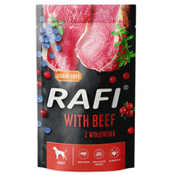 RAFI wet dog food with beef 500 g sachet 1 pc.