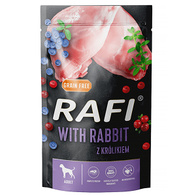 Wet dog food RAFI with rabbit sachets set 10 x 500 g