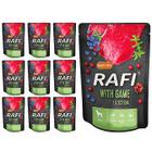 RAFI wet dog food with venison in sachets set 10 x 300 g