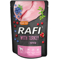 RAFI wet dog food with turkey 300 g sachet 1 pc.