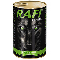 RAFI CLASSIC wet food with venison set in cans 6 x 1240 g