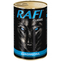 Wet dog food RAFI CLASSIC with lamb 1240 g can 1 pc.