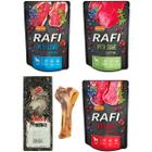 Wet dog food RAFI MIX flavors in sachets set 30 x 300 g
