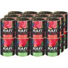 Wet dog food RAFI mix venison beef 24 x 800 g