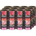 Wet dog food RAFI mix turkey beef 24 x 800 g