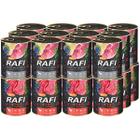 Wet dog food RAFI mix beef beef gizzards 24 x 800 g