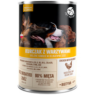 Wet dog food PetRepublic mix of flavours set in cans 24 x 800 g
