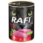 Wet cat food RAFI with veal without grains can 400 g