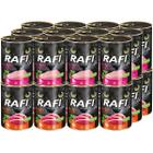 RAFI wet cat food with mix of duck turkey flavors cans 24 x 400 g