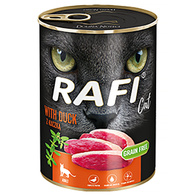 RAFI wet cat food with grain-free duck can 400 g