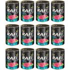 RAFI Sterilised wet cat food with tuna cans 12 x 400 g
