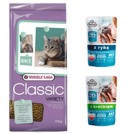 ALLEGRO VERSELE LAGA Classic Cat Variety 10 kg + Frendi
