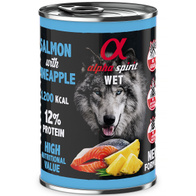 Wet dog food Alpha Spirit salmon with pineapple 400 g