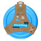Dog toy PitchDog flying fetch disc blue 24 cm