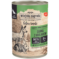 Wet dog food Wiejska Zagroda Leśne smaky mix of flavors set 7 x 400 g