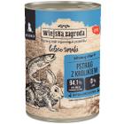 Wet dog food Wiejska Zagroda Leśne Smaki Trout with rabbit 400 g puppies