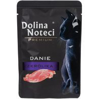 Wet cat food Dolina Noteci Premium rabbit 10 x 85 g
