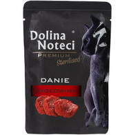Wet cat food Dolina Noteci Premium beef 10 x 85 g